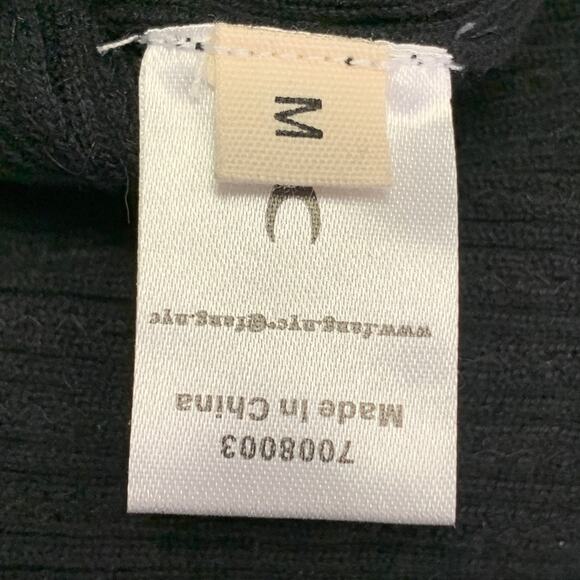 M Asymmetrical Rhinestone Black Silver Cotton Blend Sleeveless Cocktail Dress - Picture 7 of 8